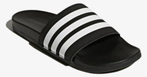 Adidas Men's Adilette Cloudfoam Plus Stripes Slides - Shoe #3911904