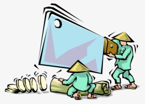 Vector Illustration Of Chinese Cuisine Chef Slices - Cartoon #3912124