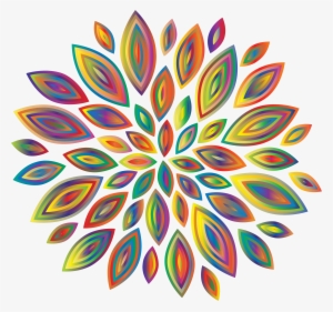 Petal Clipart Small Flower - Dahlia Flower Silhouette #3912182