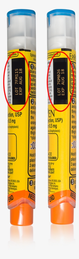 Lot Number And Expiration Date For Epipen - Cosmetics #3912491