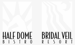 Bridal Veil Resort 01 Logo Black And White - Bride #3912643