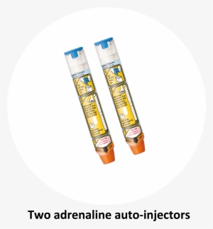 Two Adrenaline Pens Button - Cable Detection Ltd. #3912927