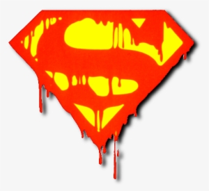 Death Of Superman Simbol - Melting Superman Logo #3913072 Death Of Superman Simbol - Melting Superman Logo #3913072