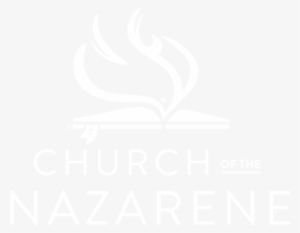 Nazarene Logo-stacked White - Logo De La Iglesia Del Nazareno Png #3913916