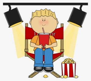 Spotlight Clipart Png - Boy Sitting On A Chair Clipart #3913953