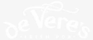 Devereslogo White Large - De Vere's Irish Pub #3913972