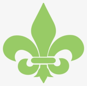 Green Fleur De Lis Clip Art At Vector Clip Art - Fleur De Lis Green #3914075