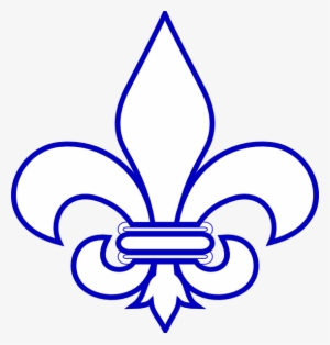 Large Fleur De Lis Clipart 6 By Lisa - Flor De Lis Png #3914130