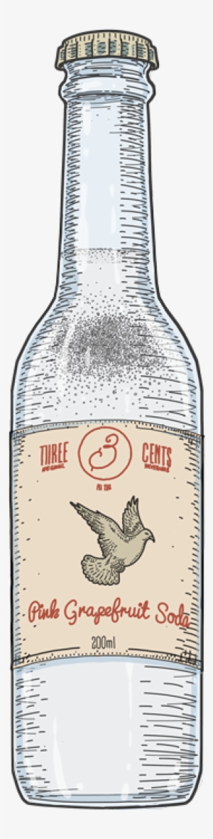 Grapefruit Packshot Grapefruit Bottle - 3cents Soda Png #3914443