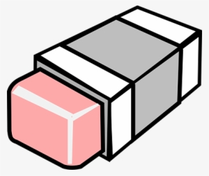 Eraser Rubber Pink Remove Erase Office Del - Eraser Png Clipart #3914578