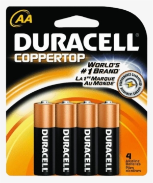 Duracell Aa Alkaline Battery - Duracell Aa Coppertop Alkaline Battery #3914632