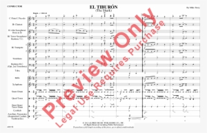 El Tiburon Thumbnail El Tiburon Thumbnail El Tiburon - Uptown Funk Big Band Score #3915262