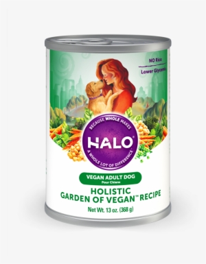 Halo Holistic Garden Of Vegan Recipe Canned Dog Food - Wet Vegetarian Dog Food #3915674