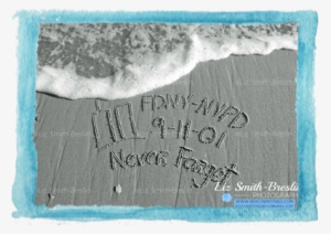 Fdny, Nypd Never Forget Twin Towers - Handwriting #3917028