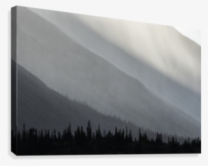 Light Shines Through The Rain As It Falls On The Mountains - Canada #3917713