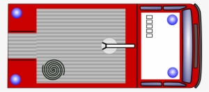 Fire Engine Romus 01 - Fire Truck Bird's Eye View #3917978