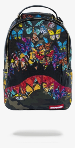 Butterfly Shark Mouth Backpack - Sprayground Backpacks Butterfly Shark #3918218