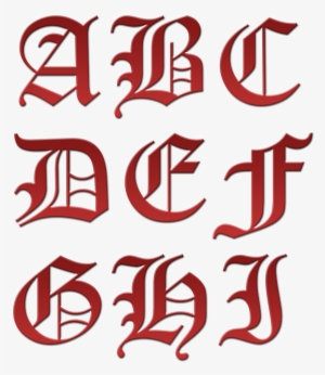 Letter, Initial, Red, Seal, Symbol - Goth Boy Clique Logo #3919837