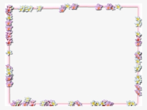 Flowers Borders Png Transparent Images - Frame Flower Border Png #3919987