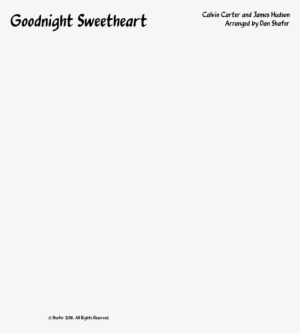 Goodnight Sweetheart Sheet Music Composed By Calvin - Raiders Of Gor #3920556