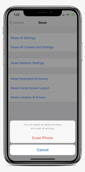 You Need To Set Up Your Iphone Xs As New To Fix The - Mobile App #3920807