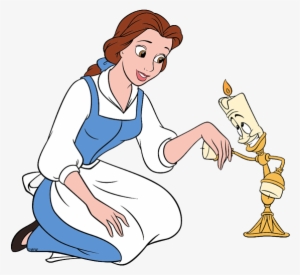 Belle, Human Mrs Potts Belle, - Belle And Lumiere And Cogsworth #3921615