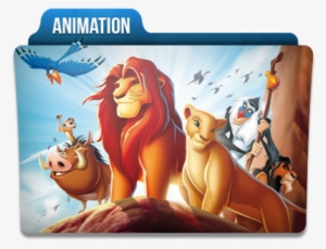 Animation Folder Icon Png - Lion King Cartoon Simba Nala Timon #3921843