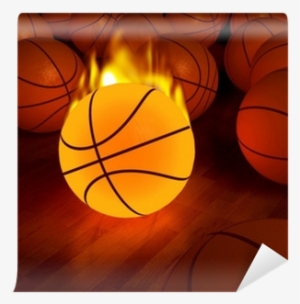 Basketballs On Fire #3922116