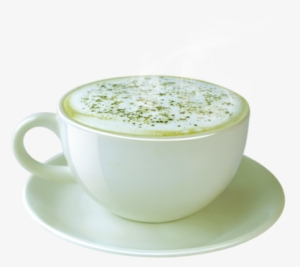 Hot Green Tea Latte - Green Tea Latte Png #3922375