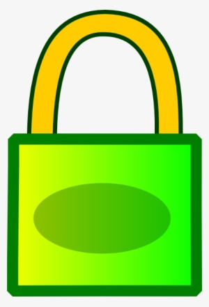 And Yellow Lock - Clip Art #3924005