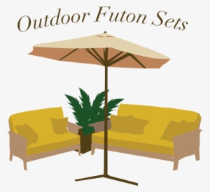 Deck Clipart Garden Furniture - Studio Couch #3924606