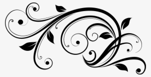 Floral Pattern - Black Floral Png #3925031 Floral Pattern - Black Floral Png #3925031