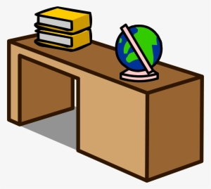 Student Desk Sprite 006 - Office Clipart Png #3925084