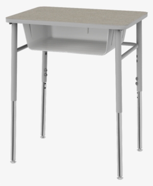 Four Leg Rectangle Trapezoid - Student Desk #3925110