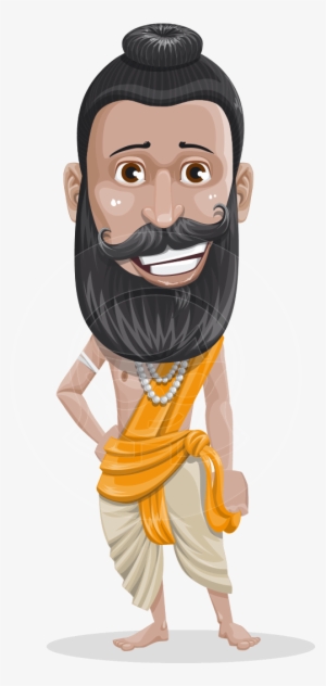 Hansh The Indian Guru - Cartoon - Free Transparent PNG Download - PNGkey