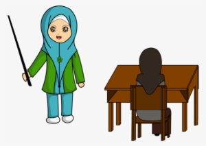 Guru Animasi Png - Animasi Guru Dan Murid #3925699