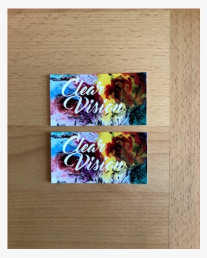 Clear Vision Splatter Sticker #3925971