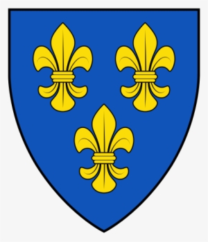 Fleur De Lis Shield Logo - Ile De France Wappen #3926466