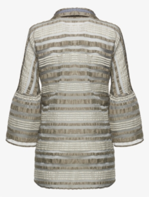 Yarn Dyed Stripe Blouse - Woolen #3926575