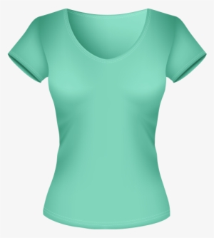 Free Png Female Green Shirt Png Images Transparent - Blouse #3926624