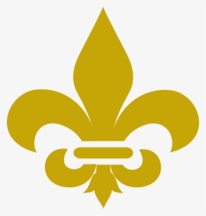 Flor De Lis Dourada Png - Flor De Lis Vector Png #3926676