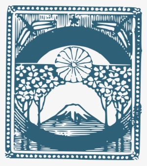 This Free Icons Png Design Of Mount Fuji And Dragonflies #3926678