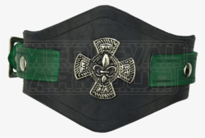 Fleur De Lis Leather Wrist Cuffs #3927026