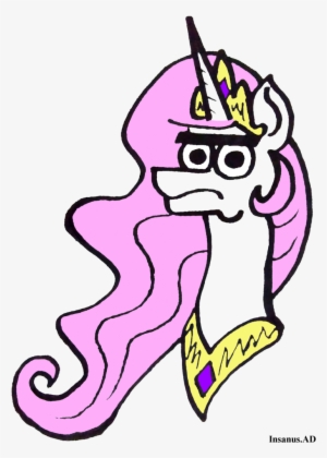 #1606847 - Alicorn, Artist - Insanus - Ad, Bust, Eyebrows, - Princess Celestia #3927095