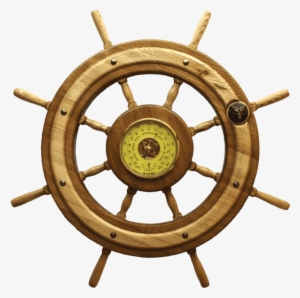 Rain-glass Ship Steering Wheel - High Resolution Boat Steering Wheel Transparent Background #3927152