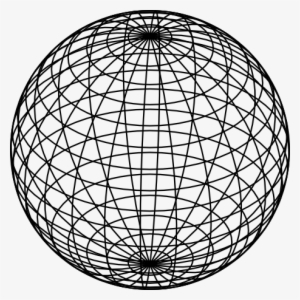 Wireframe Sphere - Vector Sphere #3927417