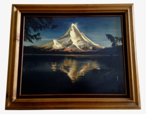 Mount Fuji Landscape Japan Oil Painting On Canvas Signed - Canvas #3927517