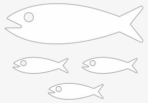 Fish Clip Art Black #3927823