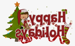 Happy Holidays Clip Art Free - Clip Art #3928332