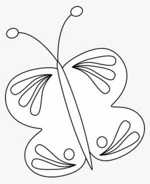 Butterfly Black Black And White Butterfly Clip Art - Flying Butterfly ...